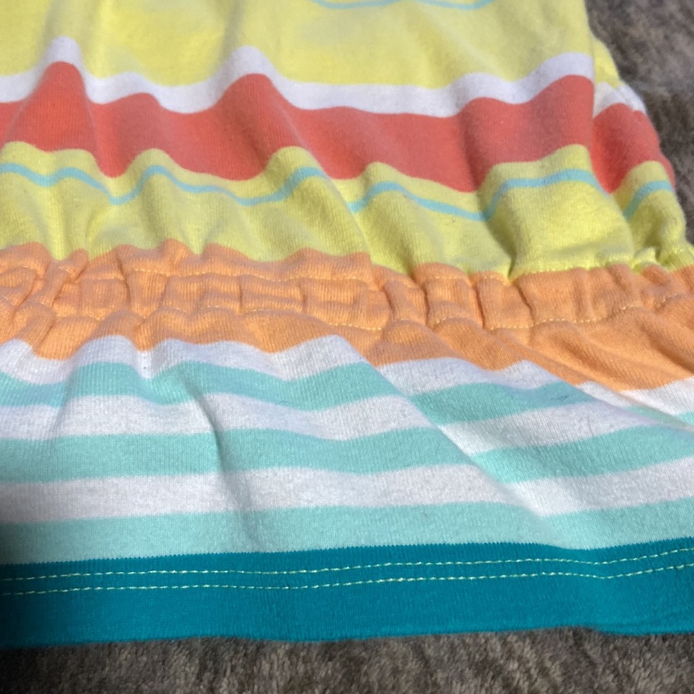 🎉HP ❤️ Gymboree Girls 7 sleeveless ruffle bow top. So cute 🥰 Never worn, new - Picture 3 of 5
